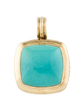 David Yurman Turquoise Pendant Enhancer