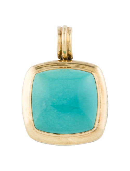 David Yurman Turquoise Pendant Enhancer