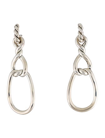 David Yurman Twisted Teardrop Earrings