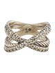 David Yurman Diamond Cable X Crossover Band