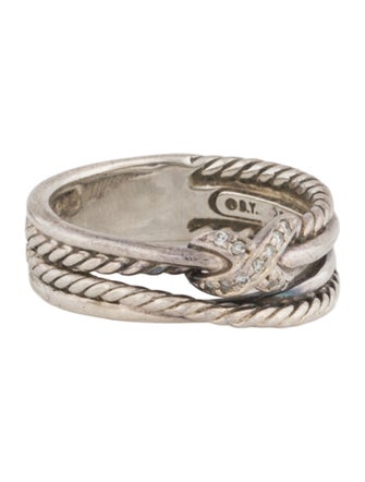 David Yurman Diamond X Crossover Band