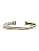 David Yurman Two-Tone Crossover Two Row Cuff Bracelet