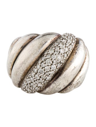 David Yurman Diamond Hampton Cable Ring
