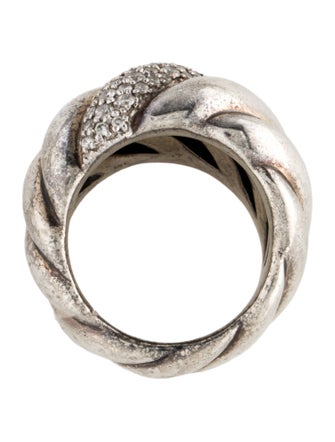 David Yurman Diamond Hampton Cable Ring