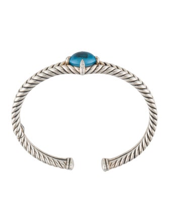 David Yurman Topaz & Diamond Chatelaine Bracelet