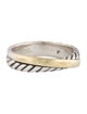 David Yurman Two-Tone Crossover Band Ring