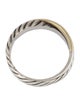 David Yurman Two-Tone Crossover Band Ring