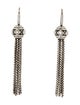 David Yurman Diamond Drop Tassel Earrings