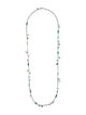 David Yurman Pearl & Multistone Long Necklace
