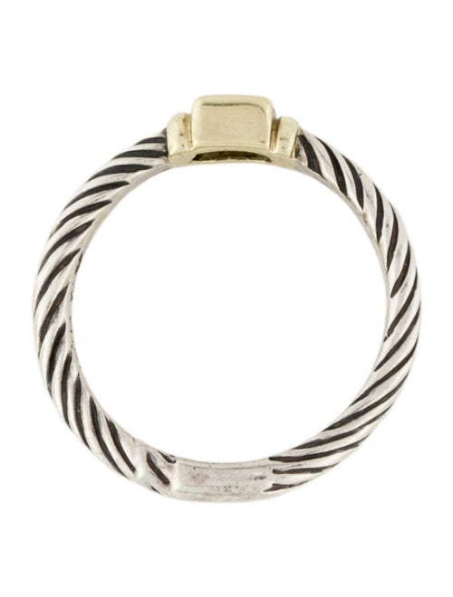 David Yurman Peridot Petite Cable Ring