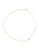 David Yurman 18K Diamond & Pearl Station Necklace