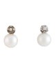 David Yurman Pearl & Diamond Pave Solari Stud Earrings