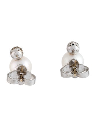 David Yurman Pearl & Diamond Pave Solari Stud Earrings