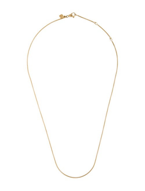 David Yurman 18K Box Chain Necklace