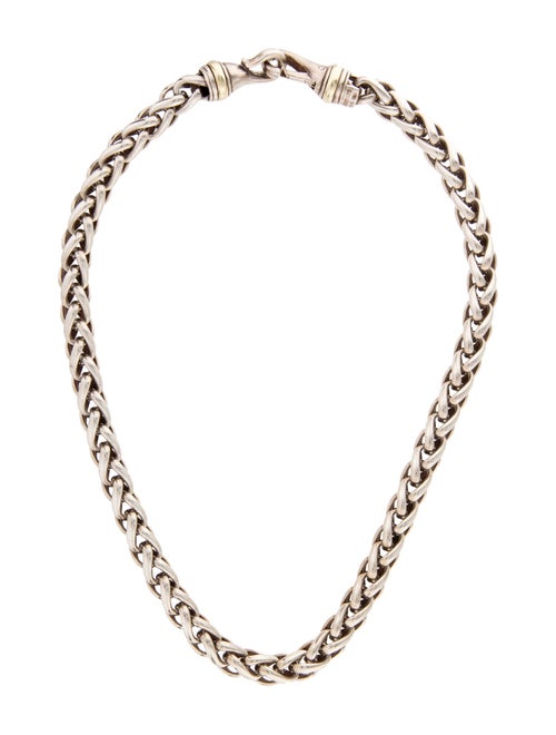 David Yurman Two-Tone Wheat Chain Necklace