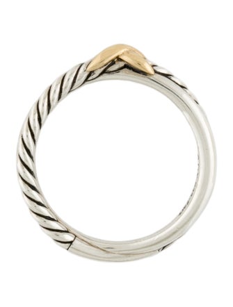 David Yurman Two-Tone Petite X Ring