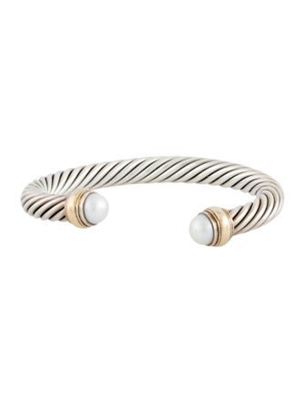 David Yurman Pearl Classic Cable Bracelet