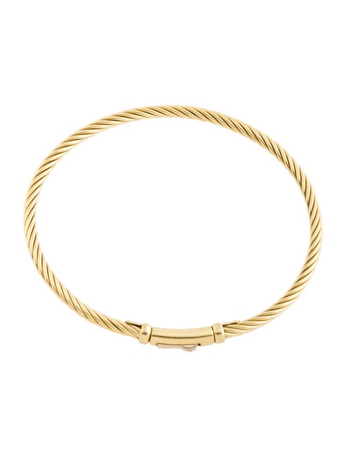 David Yurman 18K Metro Cable Bangle Bracelet