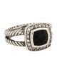 David Yurman Onyx & Diamond Albion Cocktail Ring