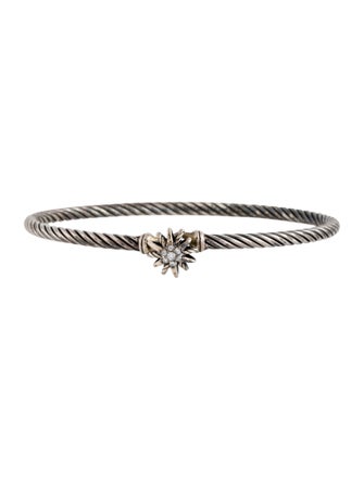 David Yurman Diamond Starburst Station Bangle