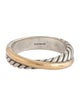 David Yurman Two-Tone Crossover Band