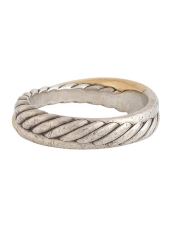 David Yurman Two-Tone Crossover Band