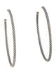 David Yurman Classic Cable Extra-Large Hoop Earrings