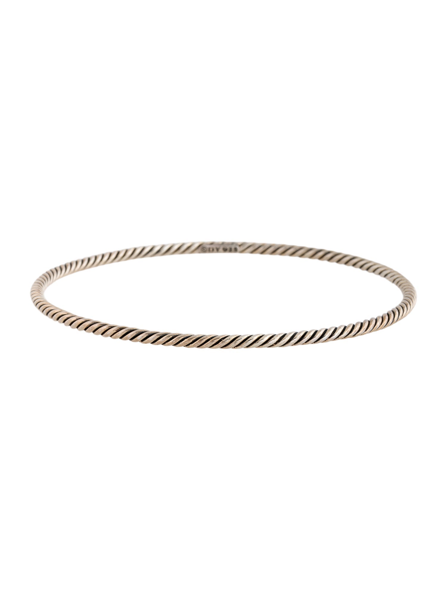 David Yurman Thin Cable Bangle Bracelet