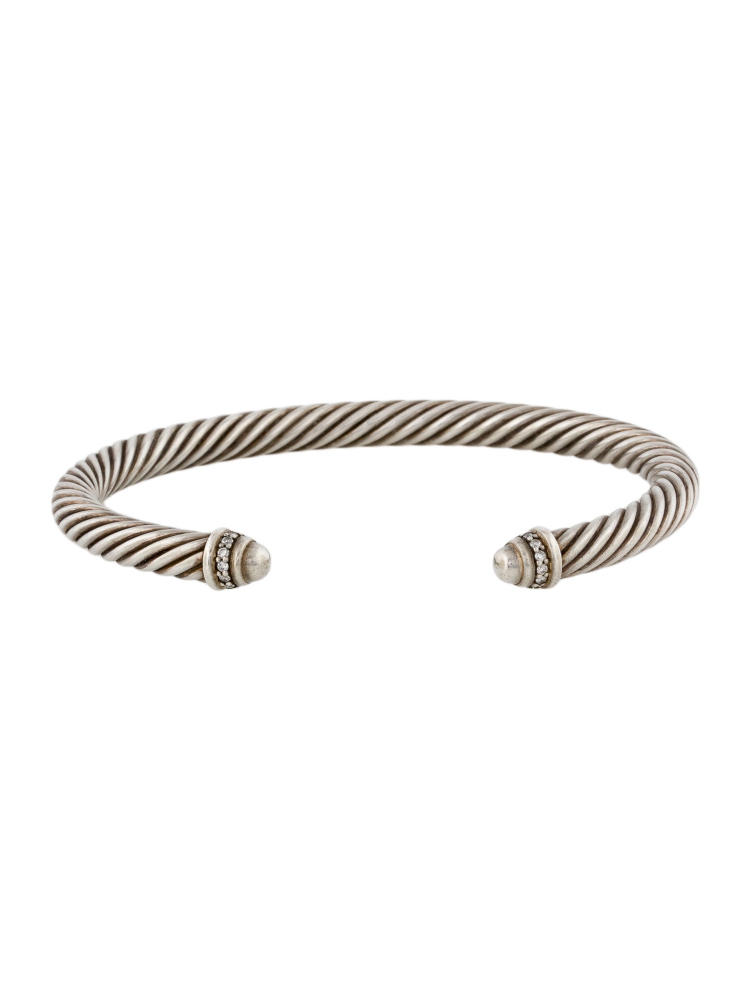 David Yurman Diamond Classic Cable Bracelet