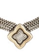 David Yurman Two-Tone Quatrefoil Multistrand Necklace