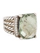David Yurman Prasiolite & Diamond Wheaton Ring