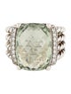 David Yurman Prasiolite & Diamond Wheaton Ring