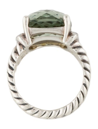 David Yurman Prasiolite & Diamond Wheaton Ring