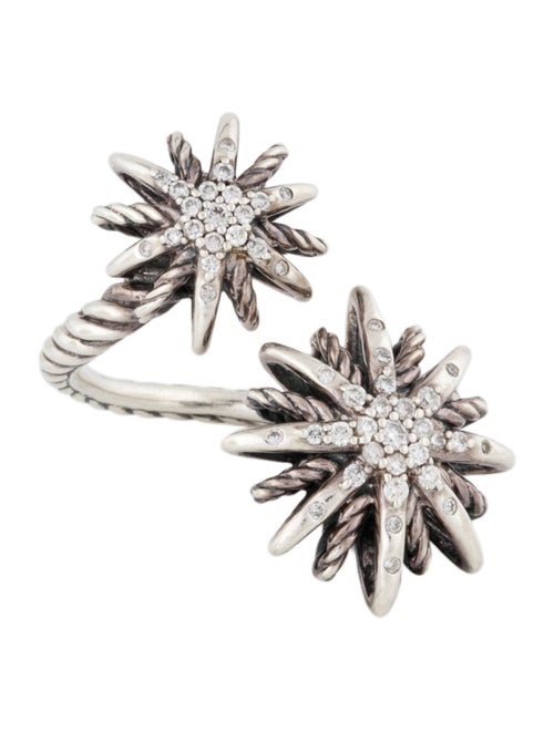David Yurman Diamond Starburst Open Ring
