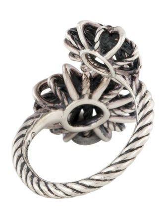 David Yurman Diamond Starburst Open Ring