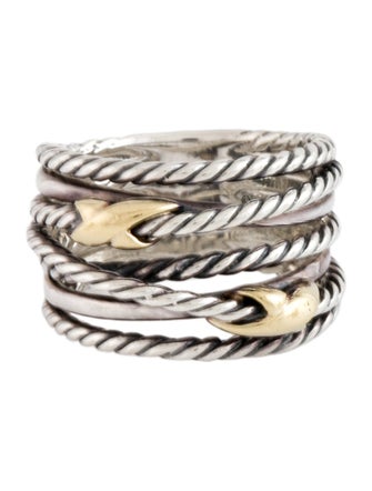 David Yurman Double X Crossover Band