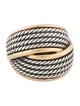 David Yurman Two-Tone Cable Cocktail Ring