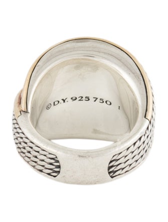 David Yurman Two-Tone Cable Cocktail Ring