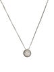 David Yurman Diamond Round Pendant Necklace