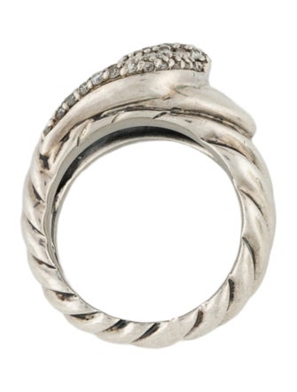 David Yurman Diamond Buckle Cocktail Ring