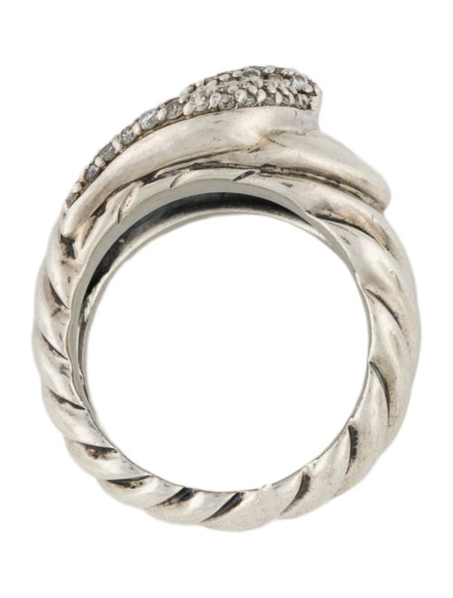 David Yurman Diamond Buckle Cocktail Ring