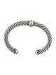 David Yurman Two-Tone Cable Cuff Bracelet