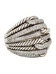 David Yurman Diamond Labyrinth Dome Ring