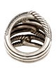 David Yurman Diamond Labyrinth Dome Ring