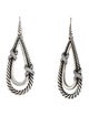 David Yurman Diamond 'X' Collection Drop Earrings