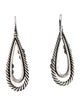 David Yurman Diamond 'X' Collection Drop Earrings