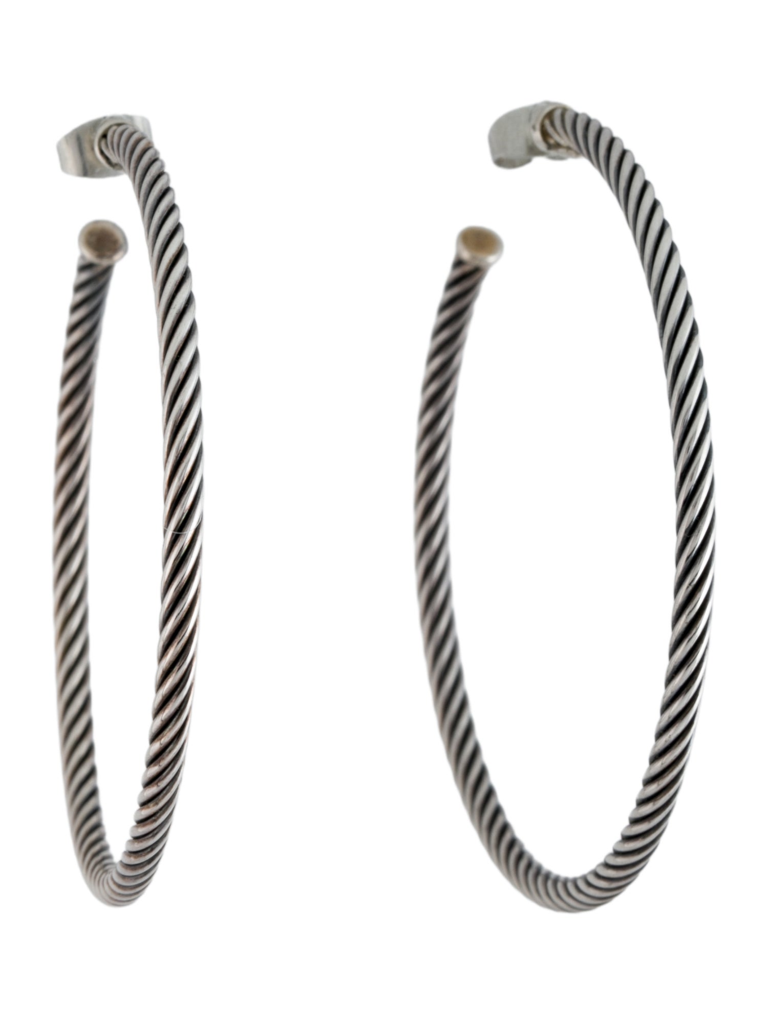 David Yurman Cable Hoop Earrings