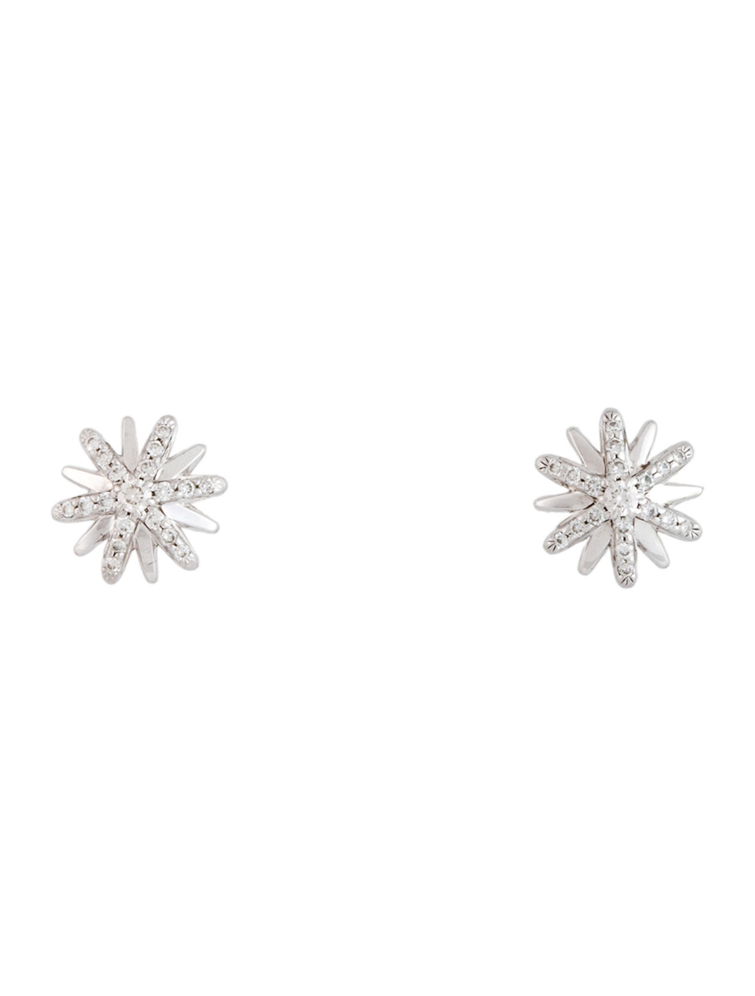 David Yurman Diamond Petite Starburst Stud Earrings