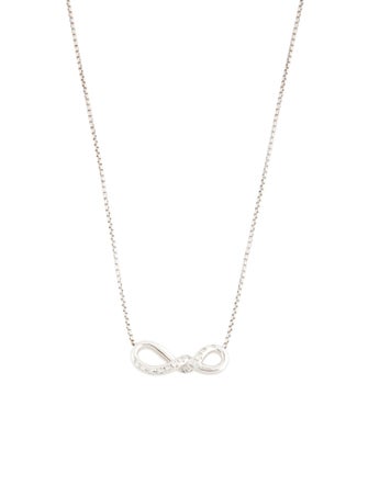 David Yurman 18K Diamond Continuance Pendant Necklace