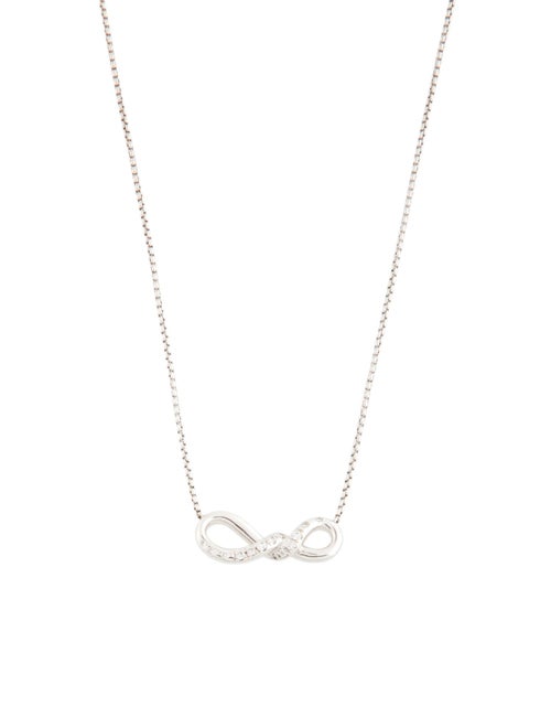 David Yurman 18K Diamond Continuance Pendant Necklace